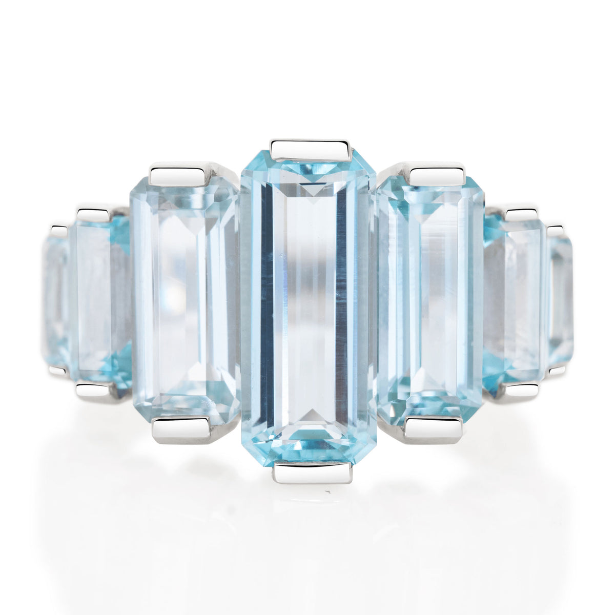 Aquamarine Rhythm Supreme Ring