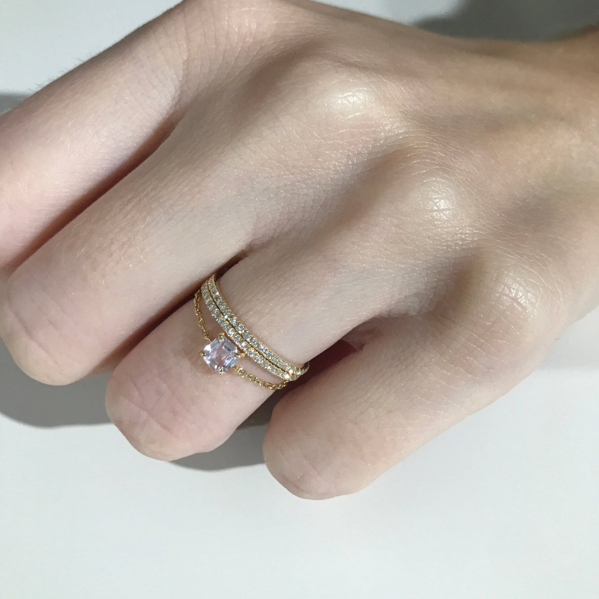 Diamond Micro Pave Infinite Ring