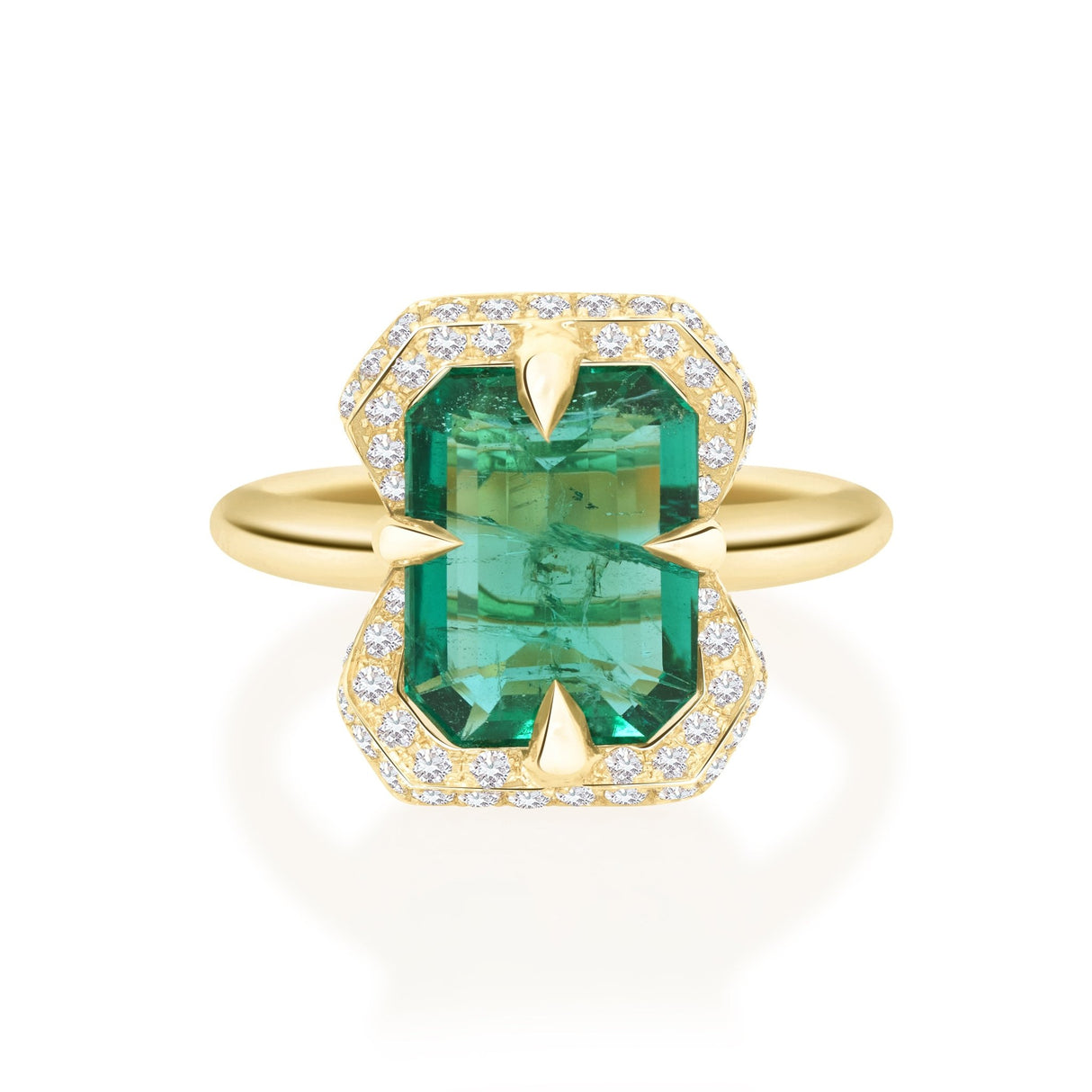 Emerald Aurora Ring