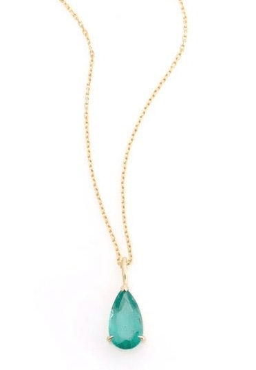 Emerald Dewdrop Necklace