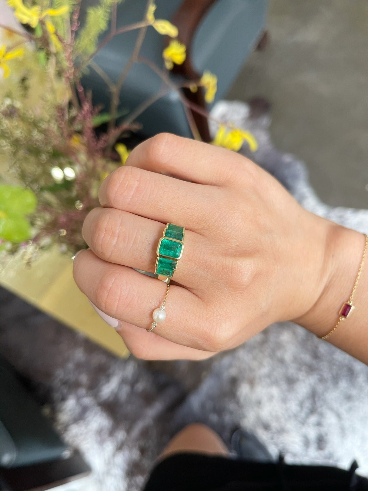 Emerald Rhythm Supreme Ring