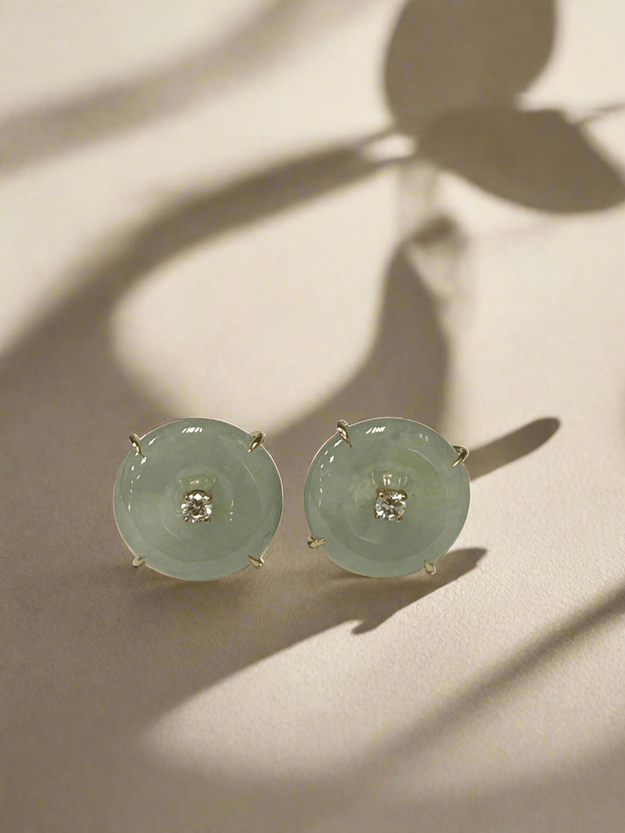 Jadeite & Gemstone Earrings