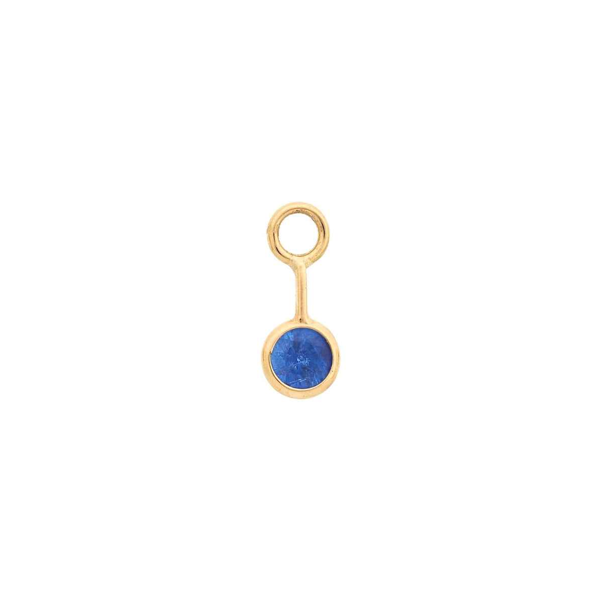 Sapphire Dot Charm