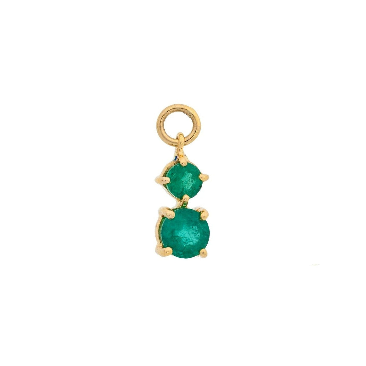 Gemstone Hoop Charms