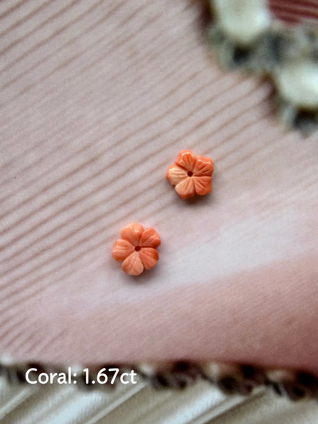Gemstone Customization Coral 1.67cts