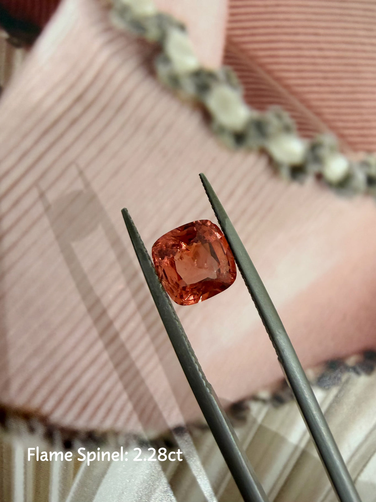 Gemstone Customization Flame Spinel 2.28cts