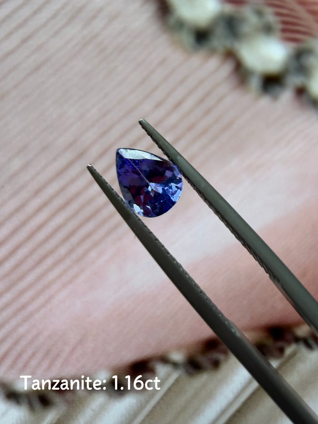 Gemstone Customization Tanzanite 1.16cts