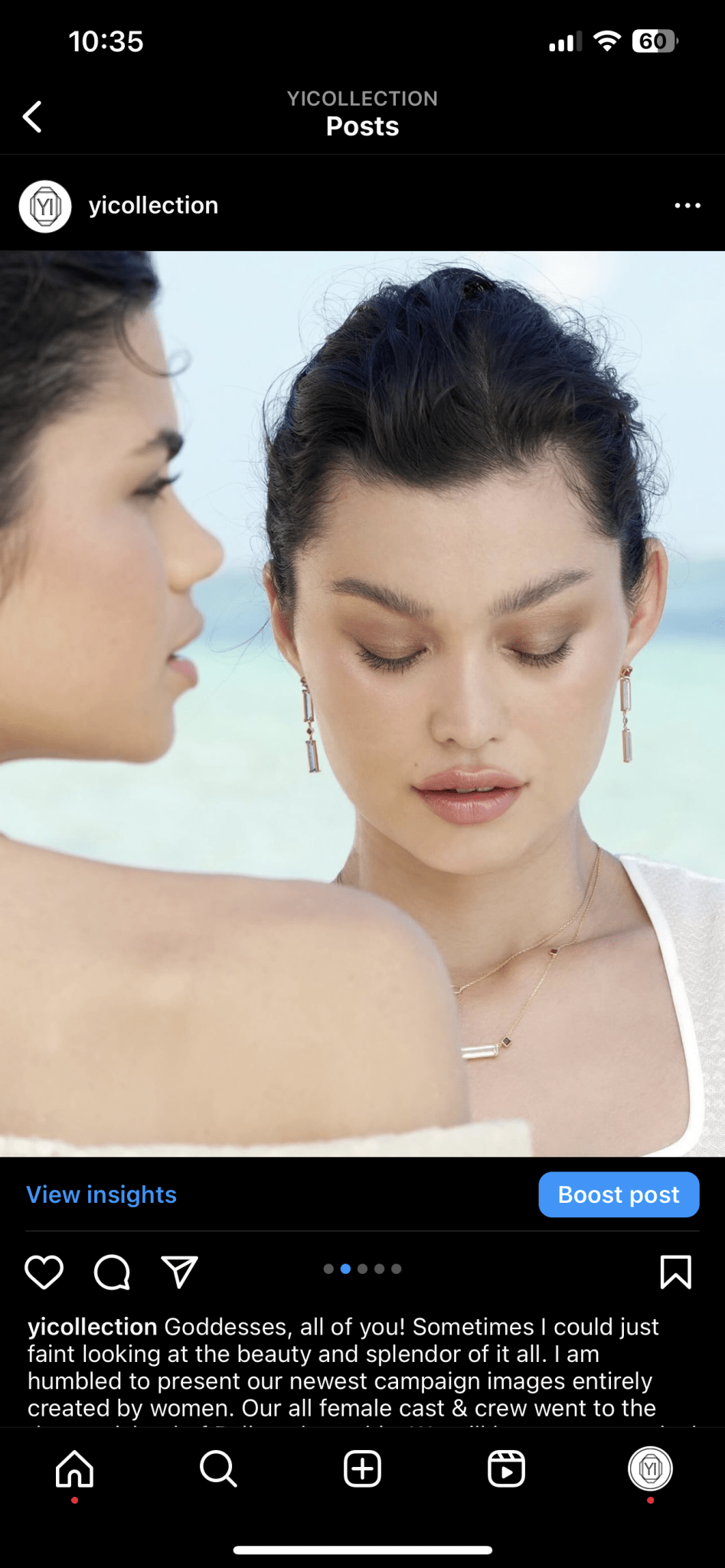 Ruby & Amethyst Cascade Bar Earrings