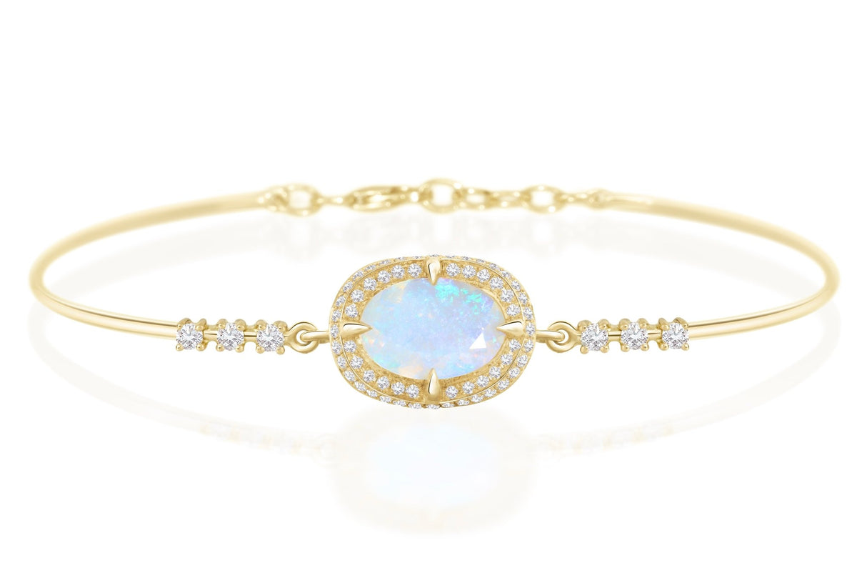 Jelly_Opal_Diamond_Aurora_Bangle_18K_gold_stackable_design