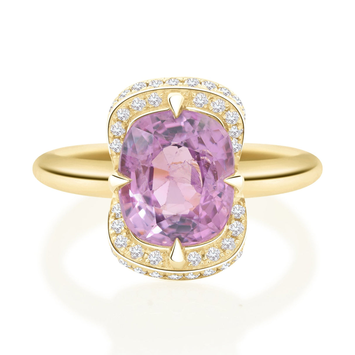 Lavender Spinel Aurora Ring