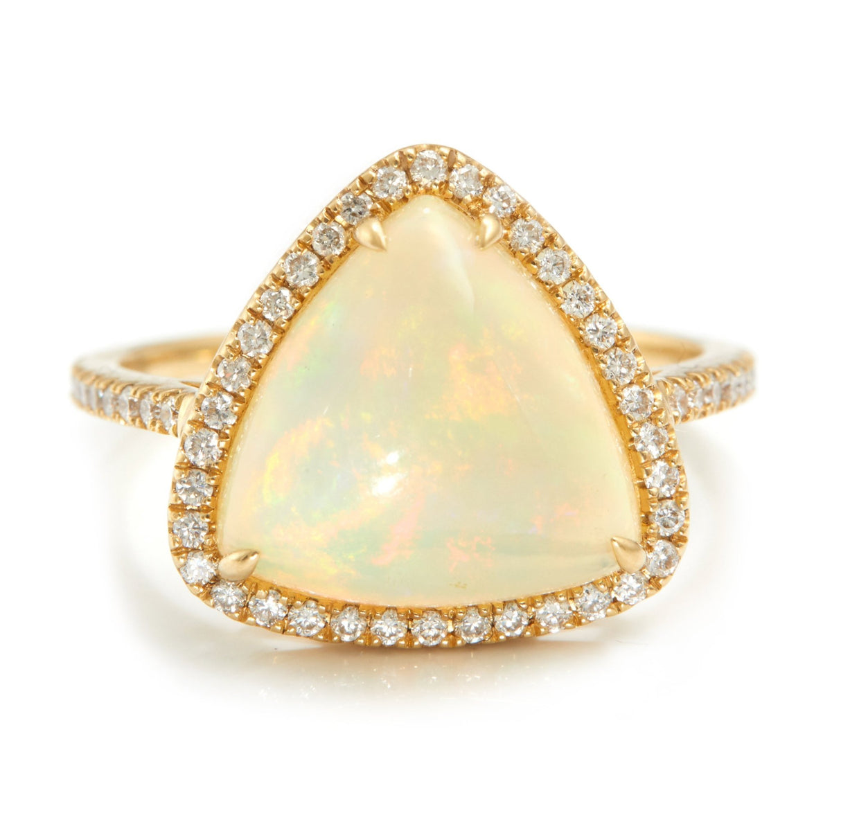 Opal & Diamond Ring