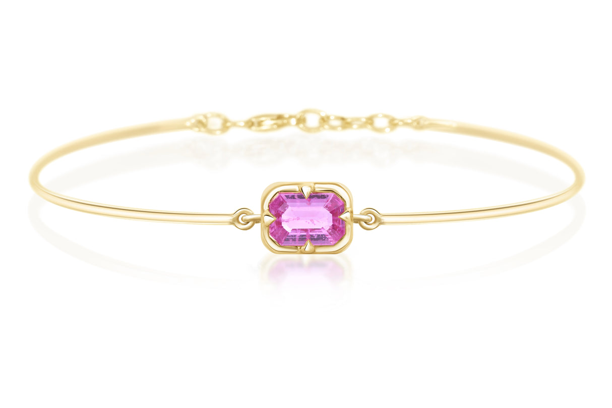 Pink_Sapphire_Compass_Bangle_18K_gold_stackable_design_1