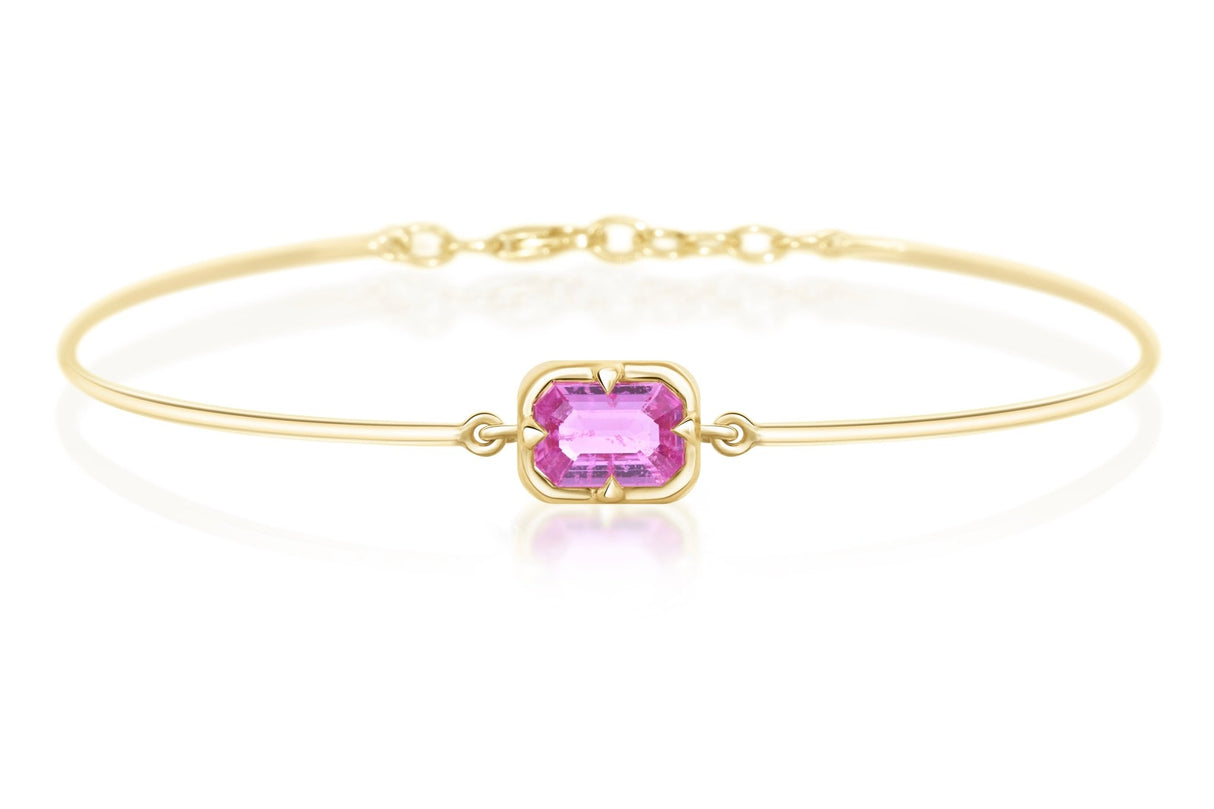 Pink_Sapphire_Compass_Bangle_18K_gold_stackable_design_1