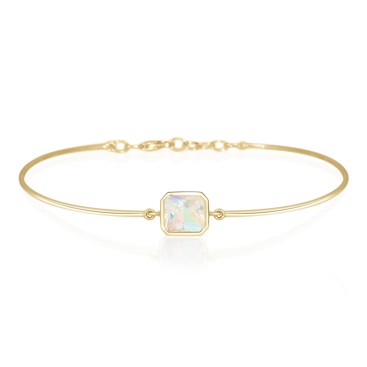 Rainbow Moonstone Radiant Supreme Bangle