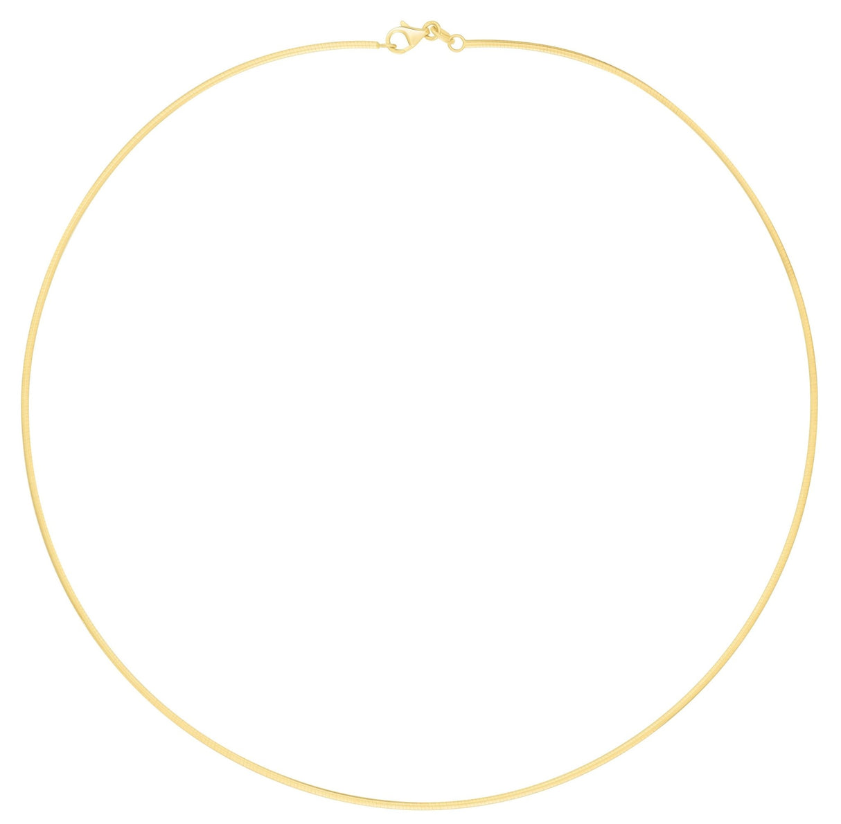 Reversible Gold Choker Necklace 18k gold handmade fine jewelry