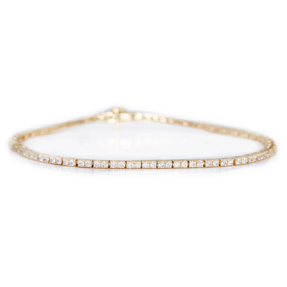 Seamless Diamond Tennis Bracelet