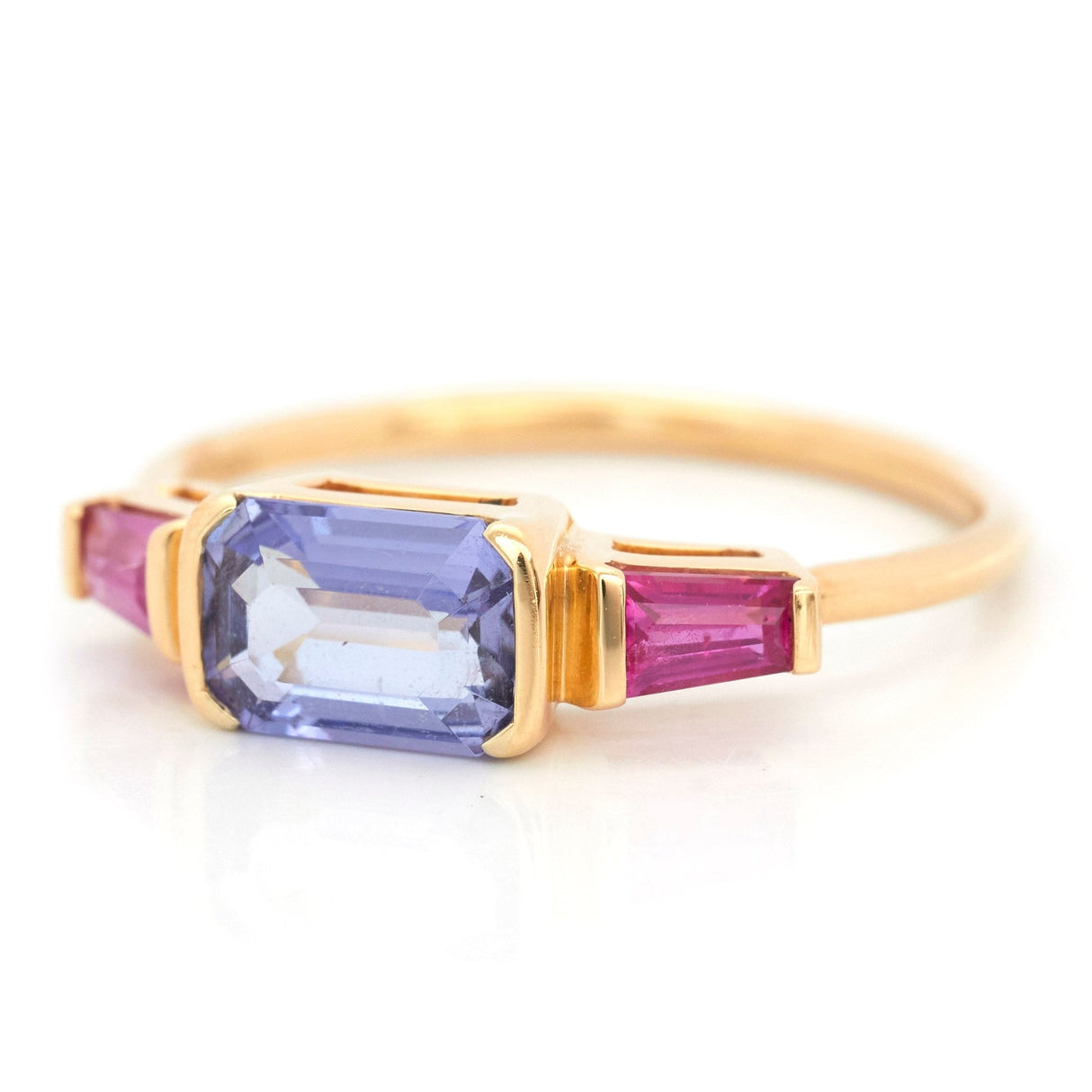 Tanzanite & Ruby Ring