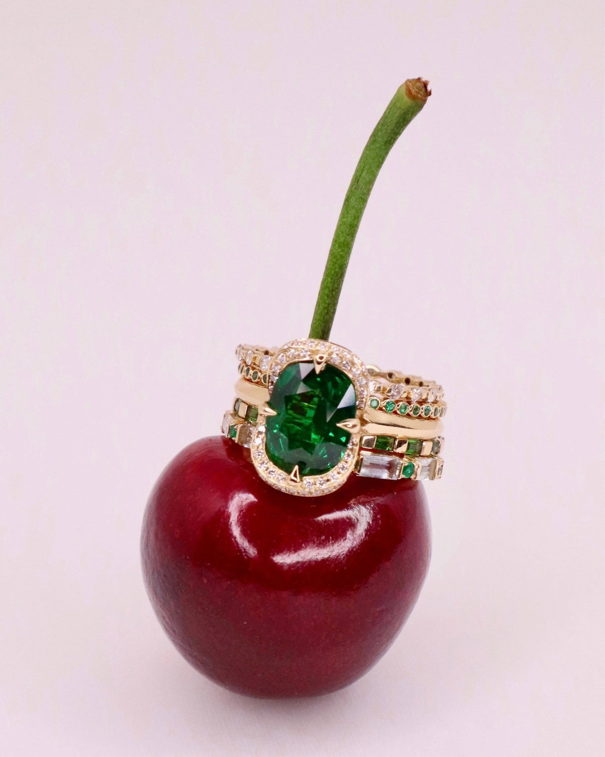 Tsavorite Aurora Ring