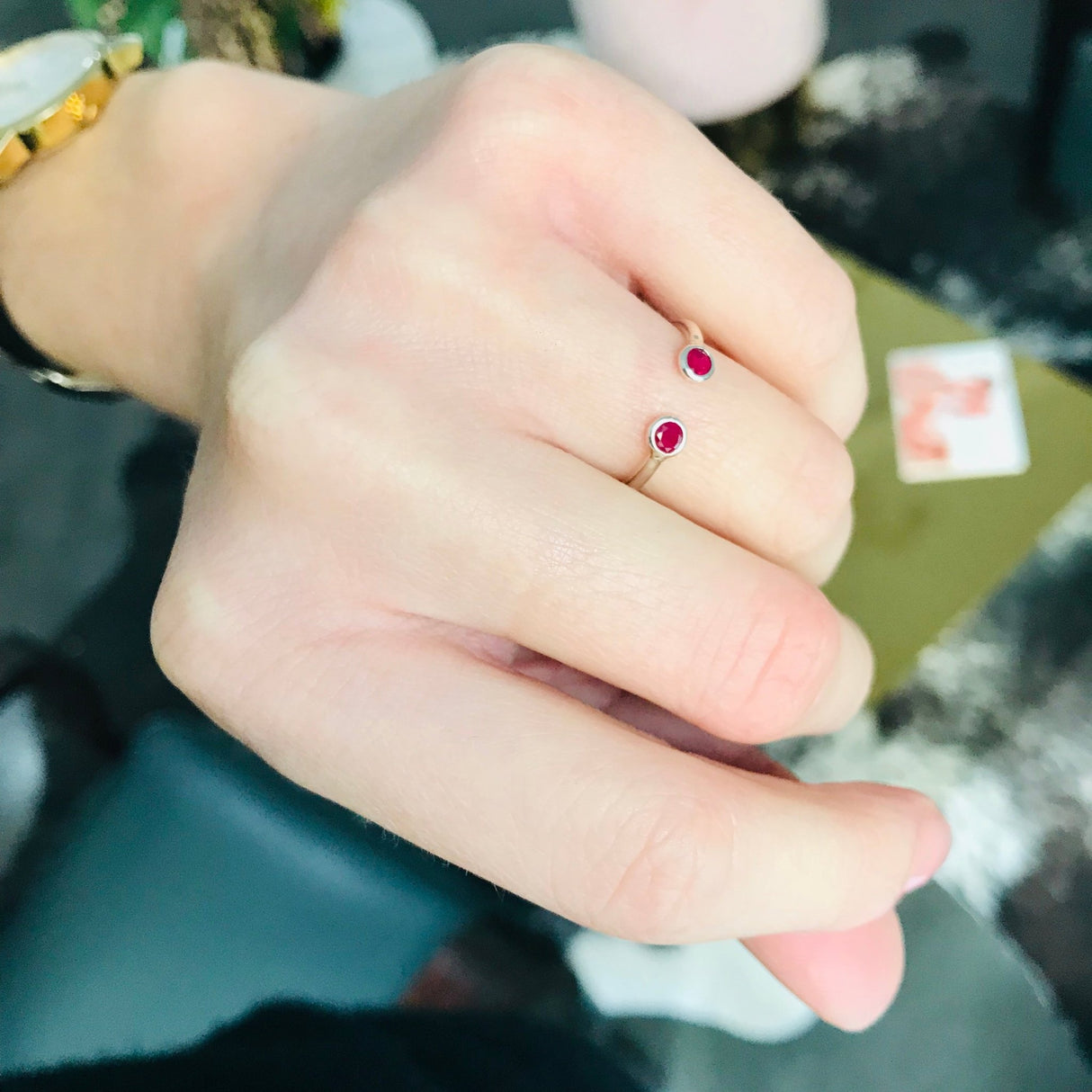 Yi Collection x Opening Ceremony Ruby Open Ring