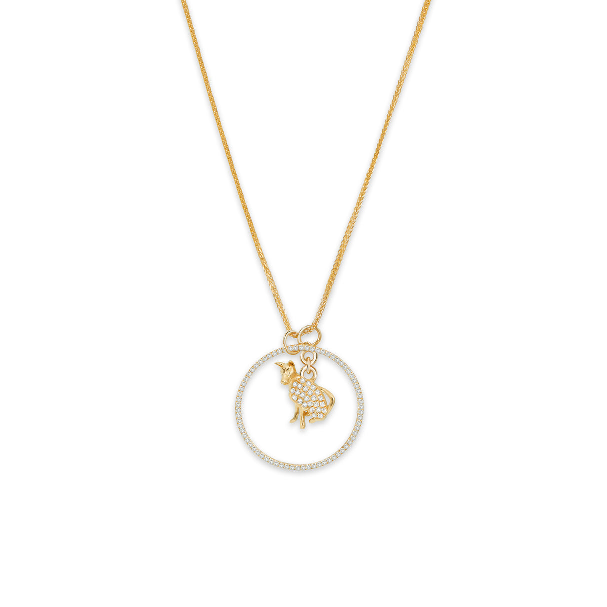Zodiac Dog Pendant Necklace