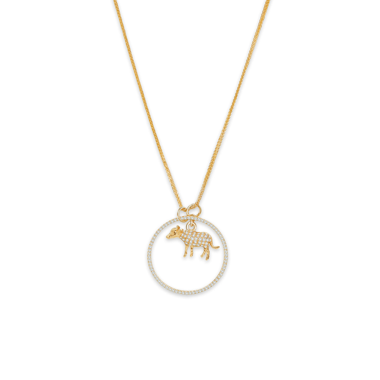 Zodiac Ox Pendant Necklace