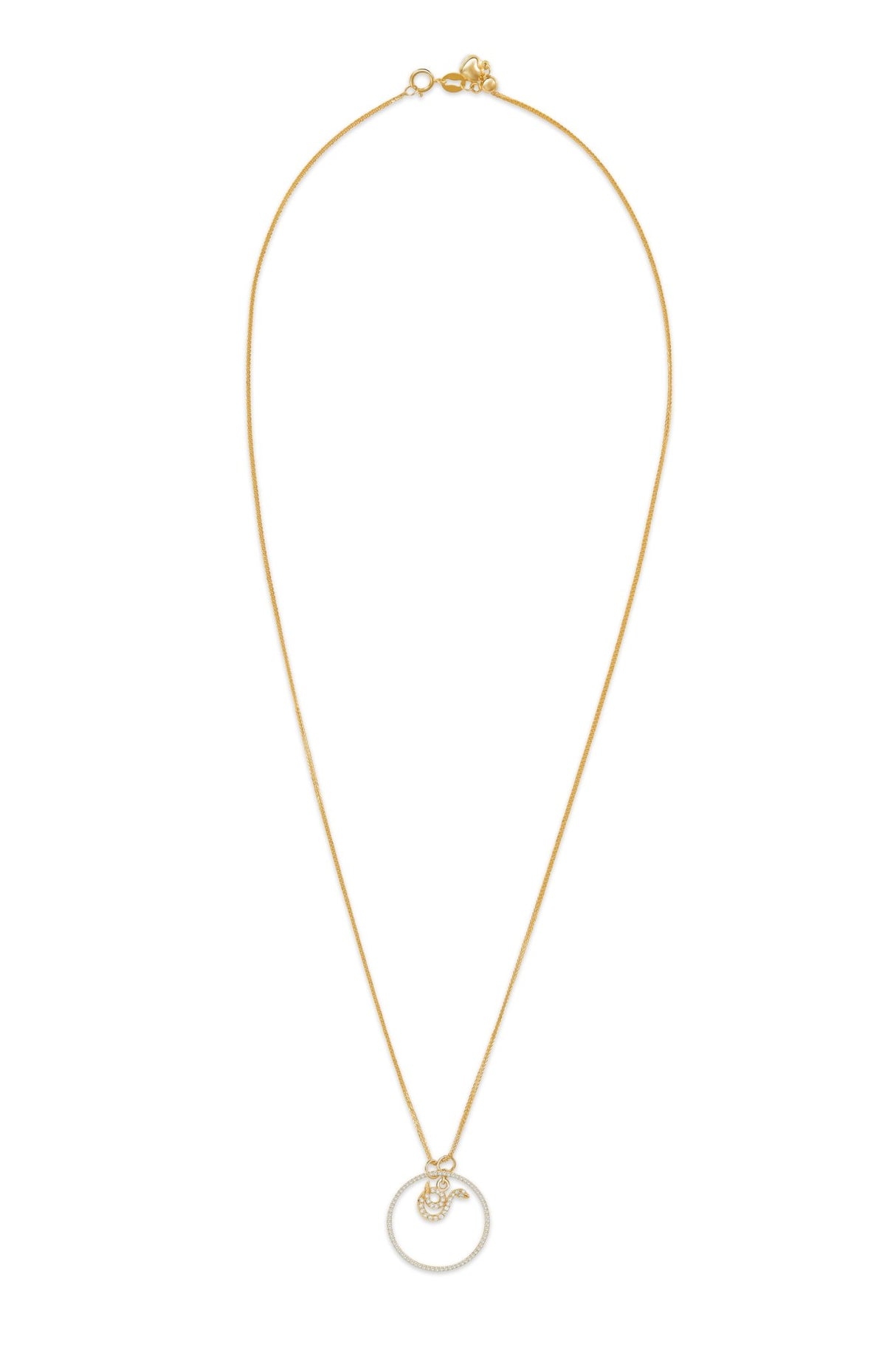 Zodiac Snake Pendant Necklace 1