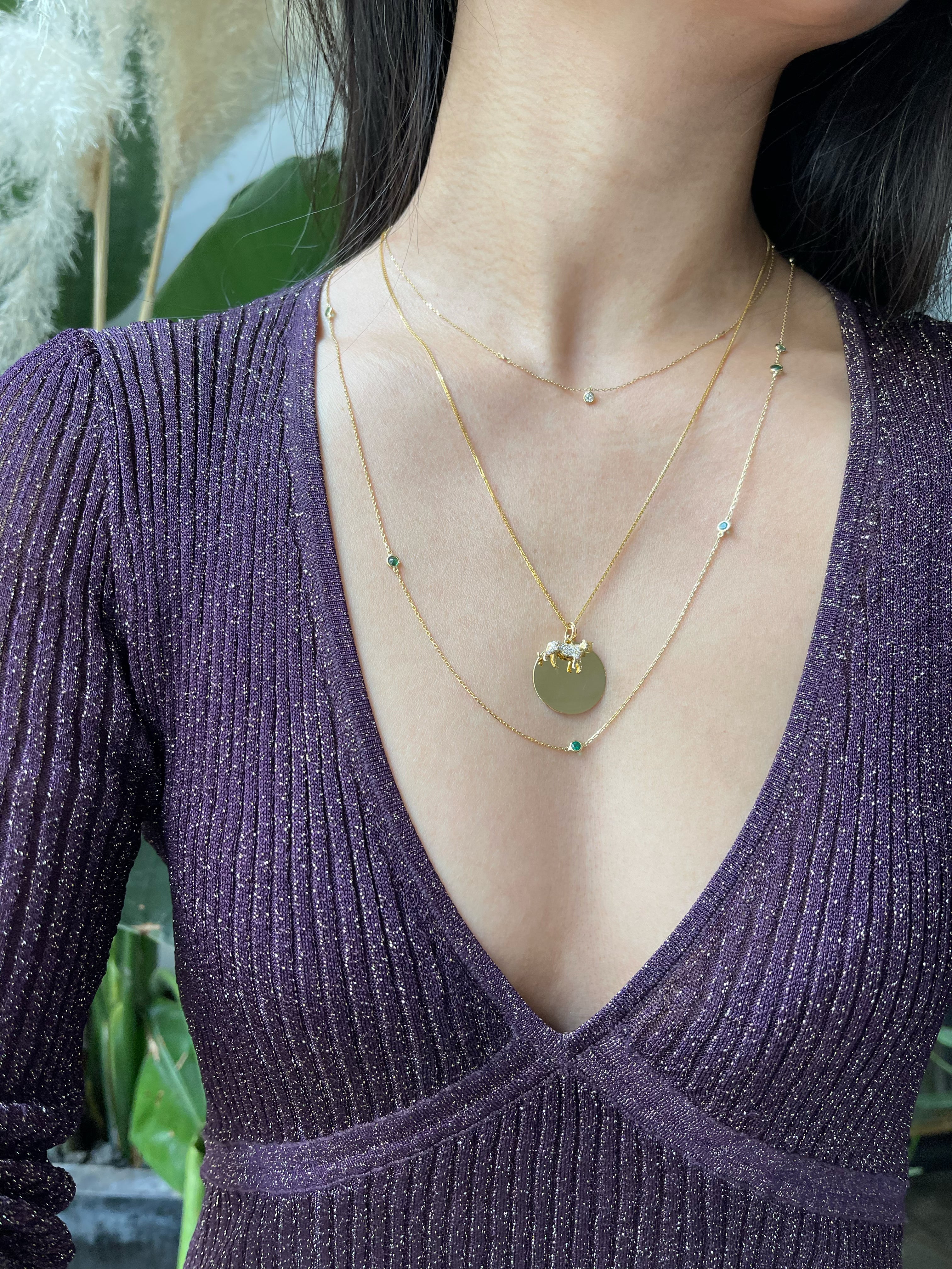 Chinese zodiac tiger necklace deals