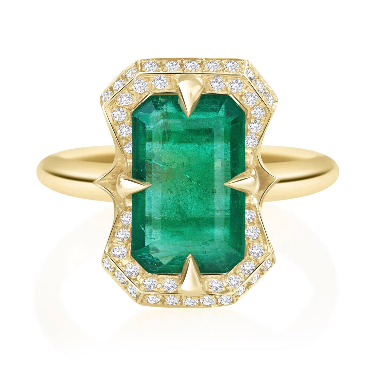 Emerald Aurora Ring