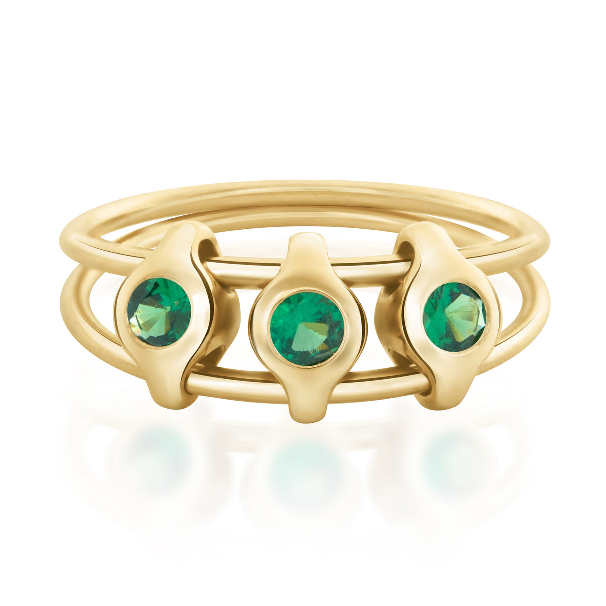 orbit_tsavorite_ring 18K gold stackable ring