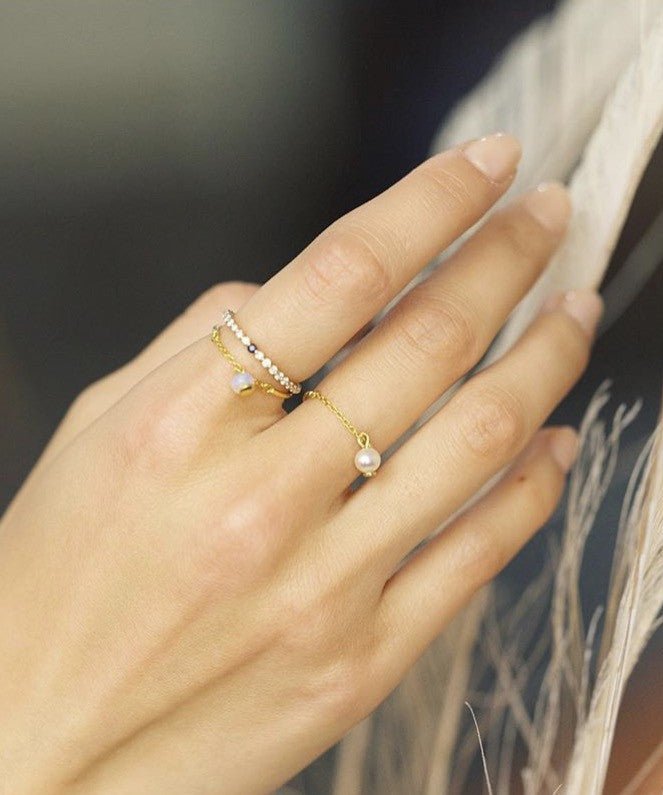 Diamond & Sapphire Infinity Ring