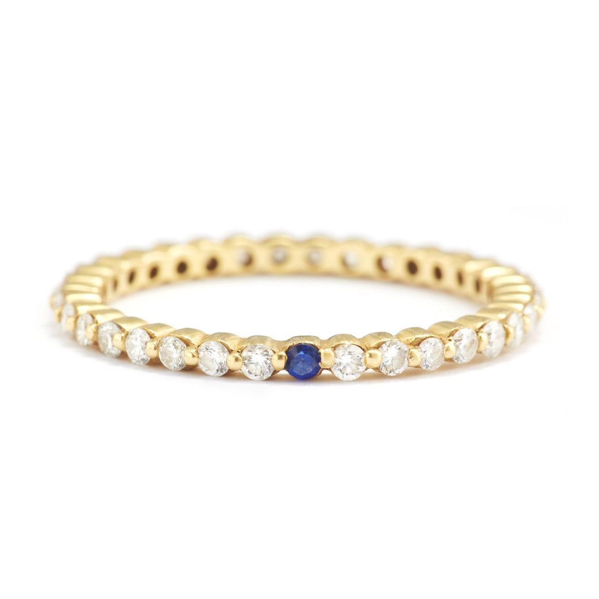 Diamond & Sapphire Infinity Ring