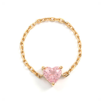 Spinel Heart Supreme Chain Ring