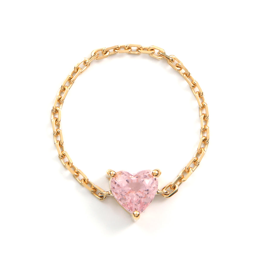 Spinel Heart Supreme Chain Ring