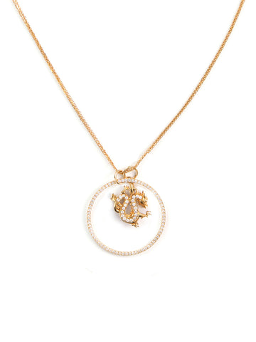 Zodiac Dragon Pendant Necklace