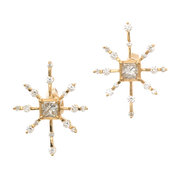 Diamond Starburst Earrings