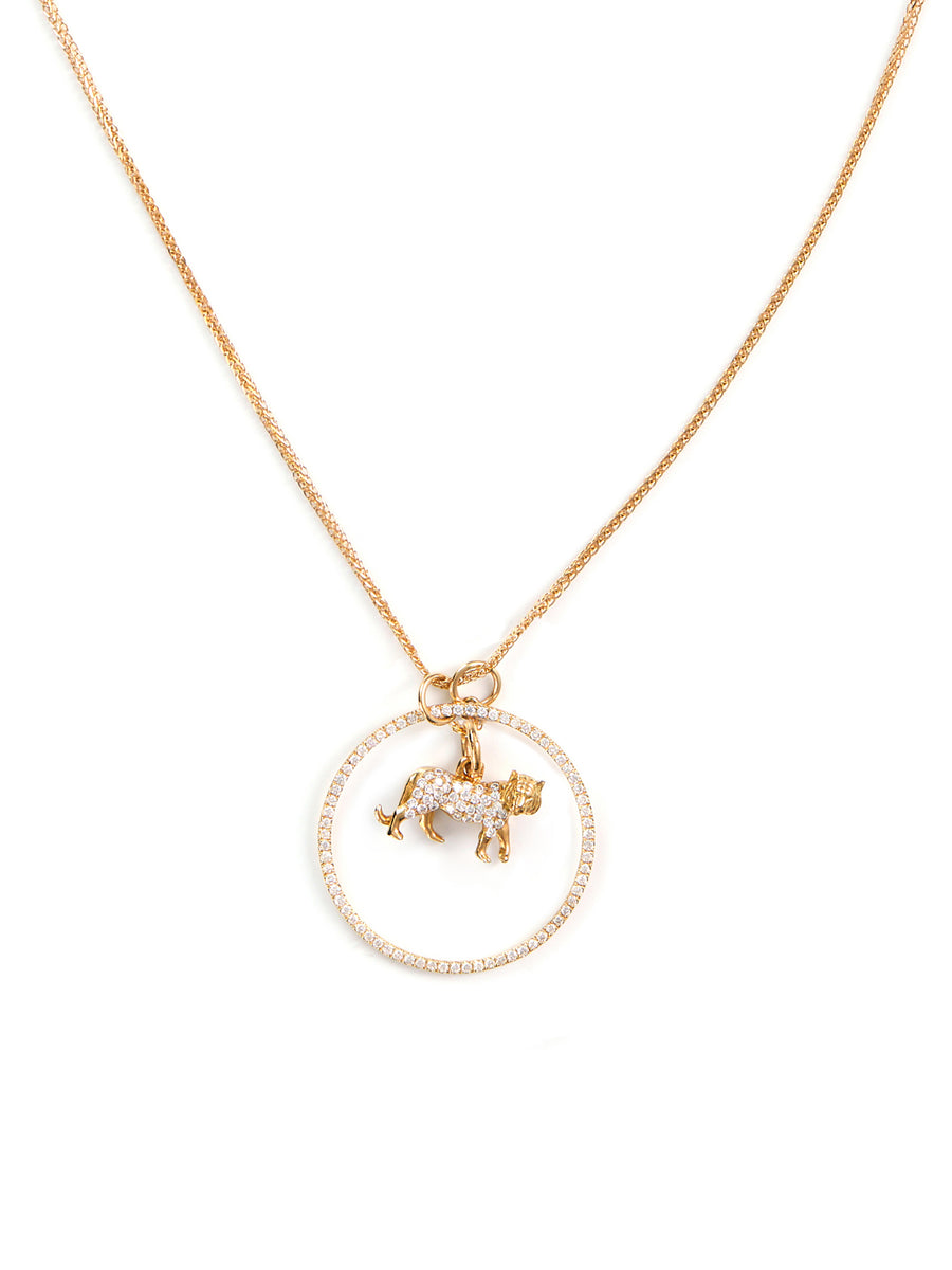 Zodiac Tiger Pendant Necklace