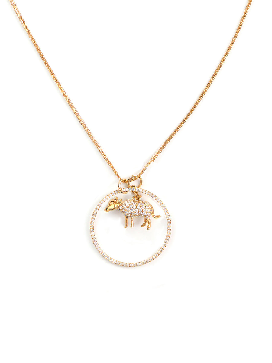 Zodiac Ox Pendant Necklace
