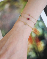 Tourmaline Cabochon Candy Bracelet