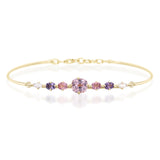 Lilac Spinel Compass Bangle