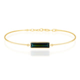 Ombre Lagoon Tourmaline Bar Bangle