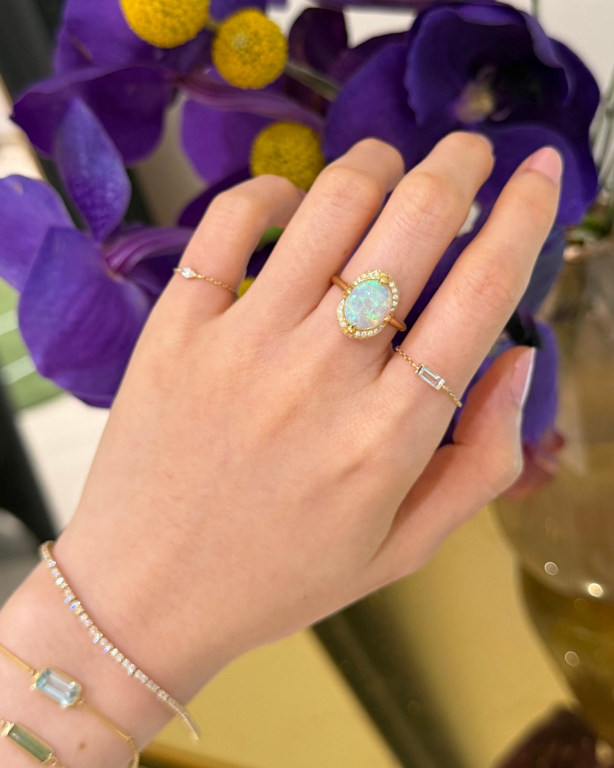 Opal Aurora Ring