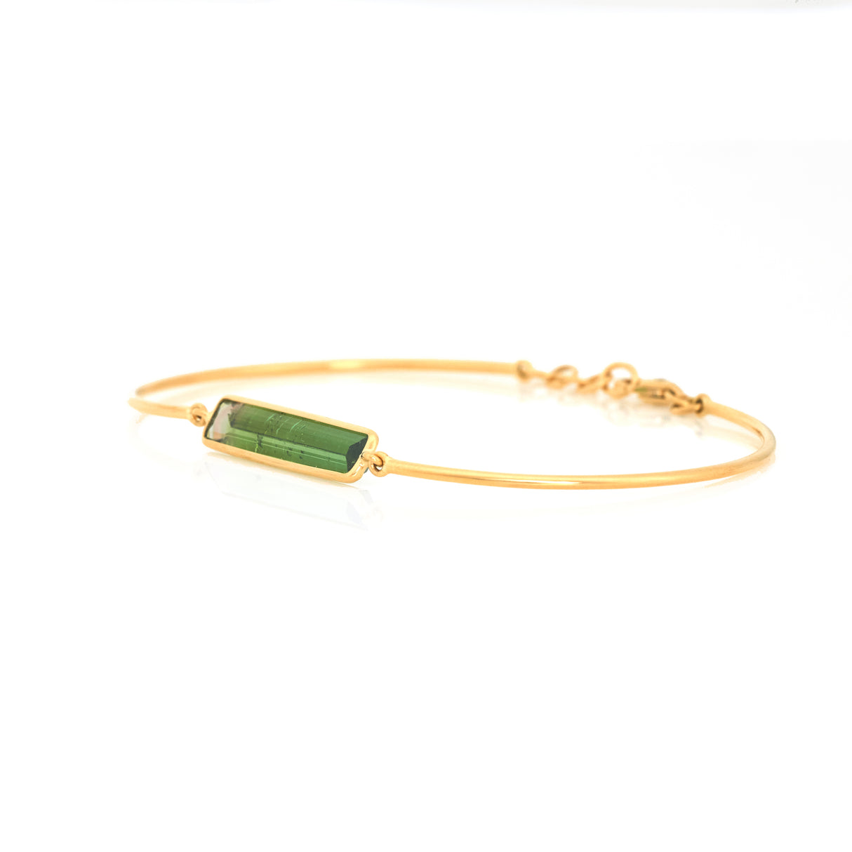 Watermelon Tourmaline Bangle