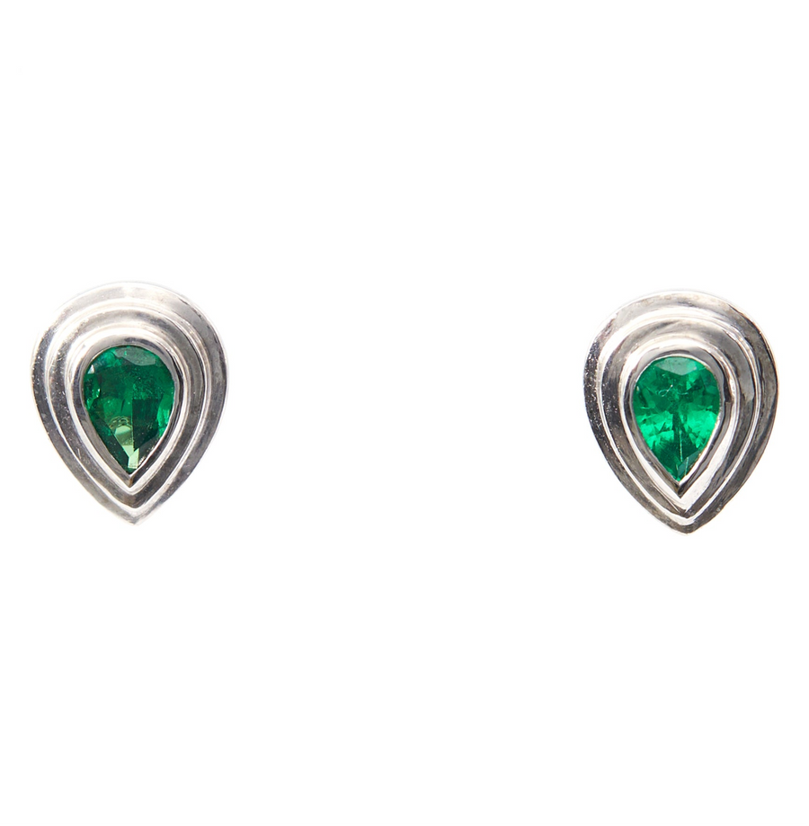 Tsavorite Frame Earrings