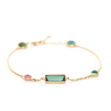 Green Tourmaline Candy Bracelet