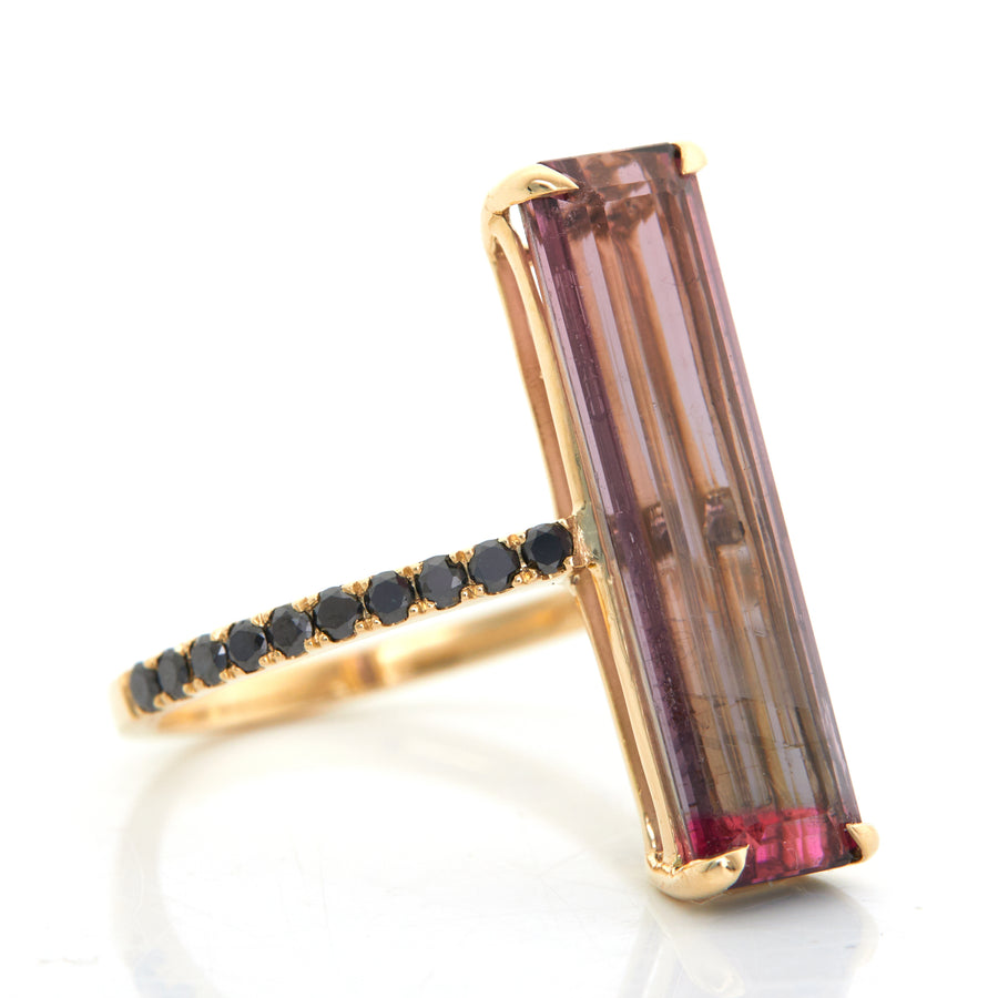 Raspberry Watermelon Tourmaline Supreme Ring