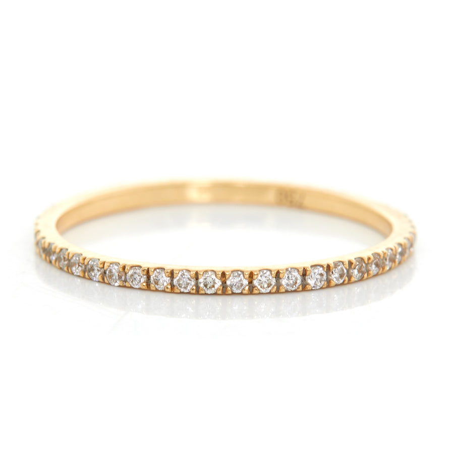 Diamond Micro Pave Infinite Ring