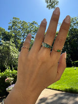 Lagoon Tourmaline Baguette Crescendo Ring
