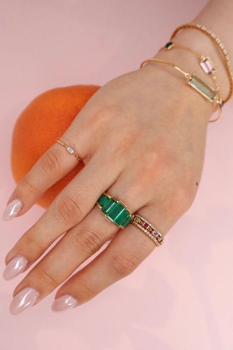 Emerald Rhythm Supreme Ring