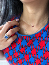Ruby Petite Button Necklace