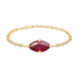 Ruby Marquise Supreme Chain Ring